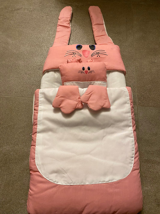 Cute Bunny Baby Sleeping Nest – 100% Soft Cotton