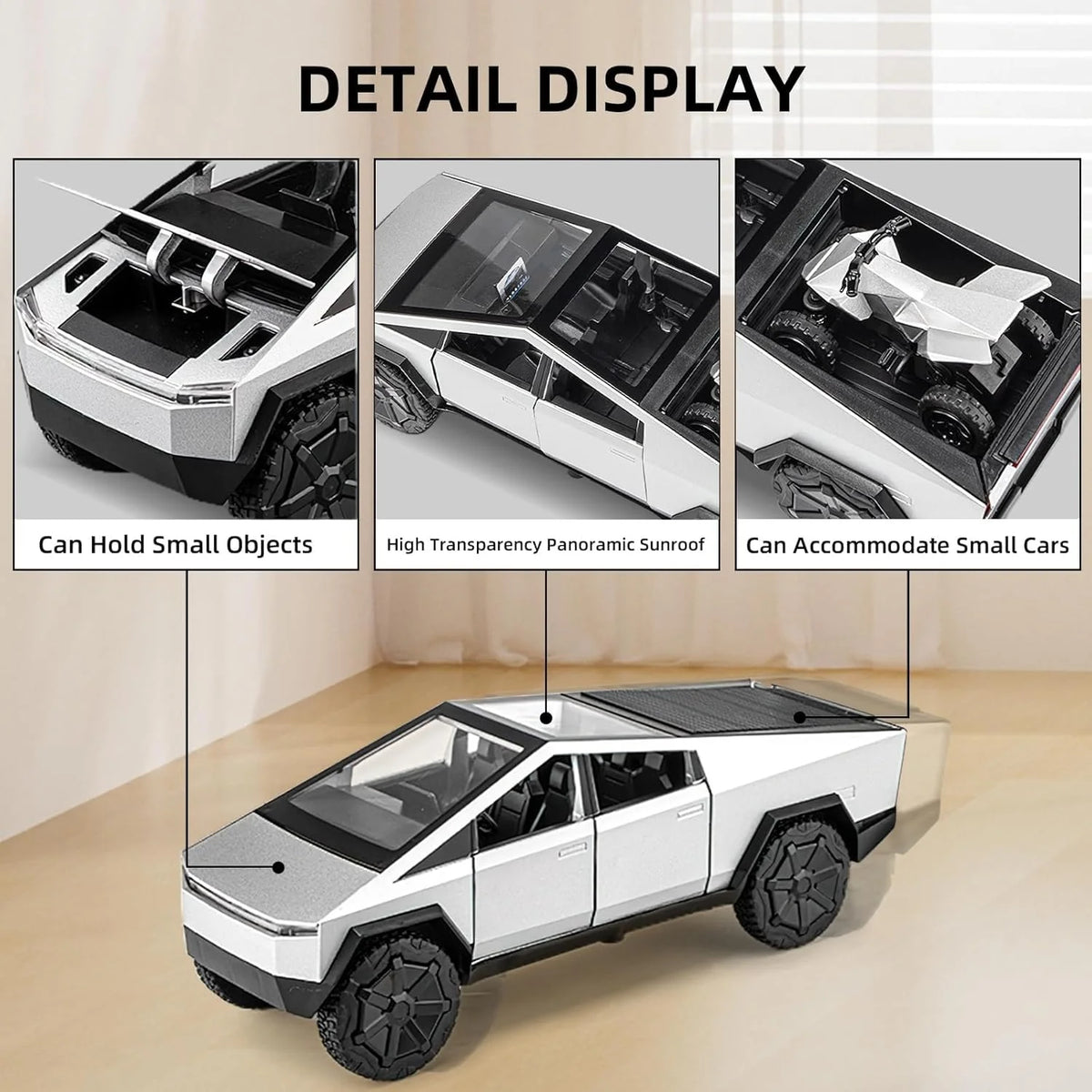 Diecast Model Tesla Cybertruck 1/32