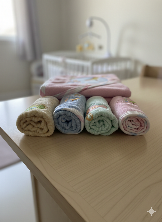 Baby Bloom Bath Towel Set