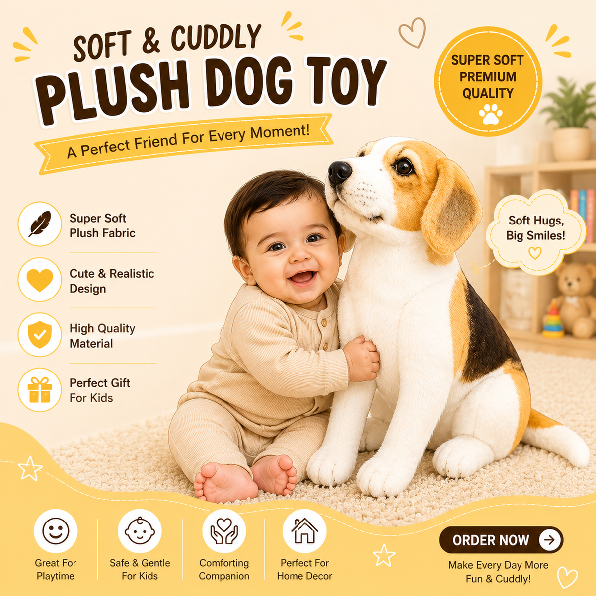 Plush Dog Toy