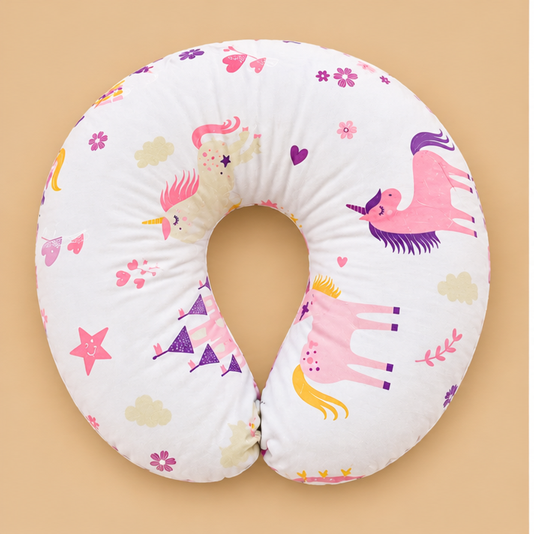 Skueezy Unicorn Print Baby Nursing & Feeding Pillow