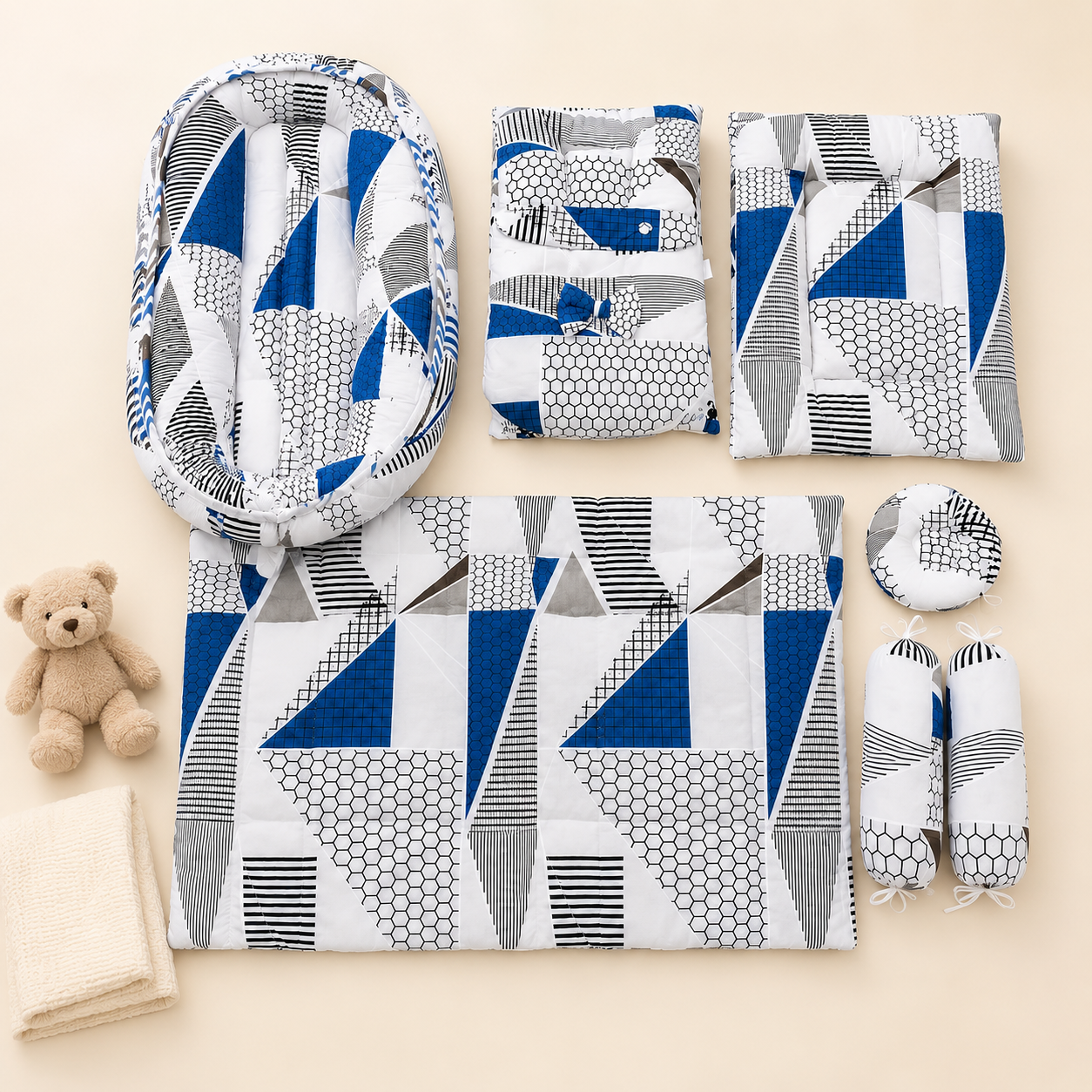 8 PCS Geo Bedding Set