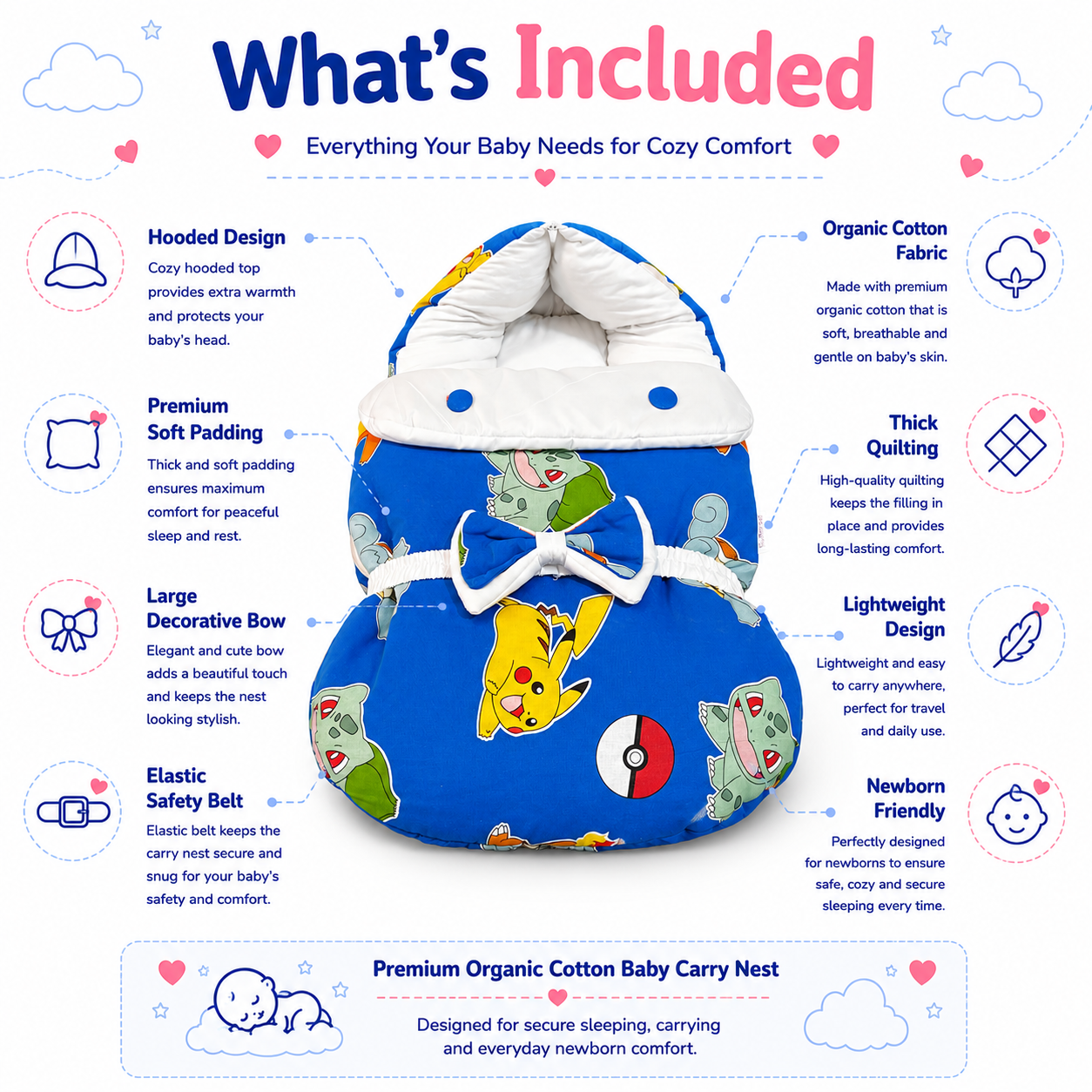 Pokémon Baby Carry Nest