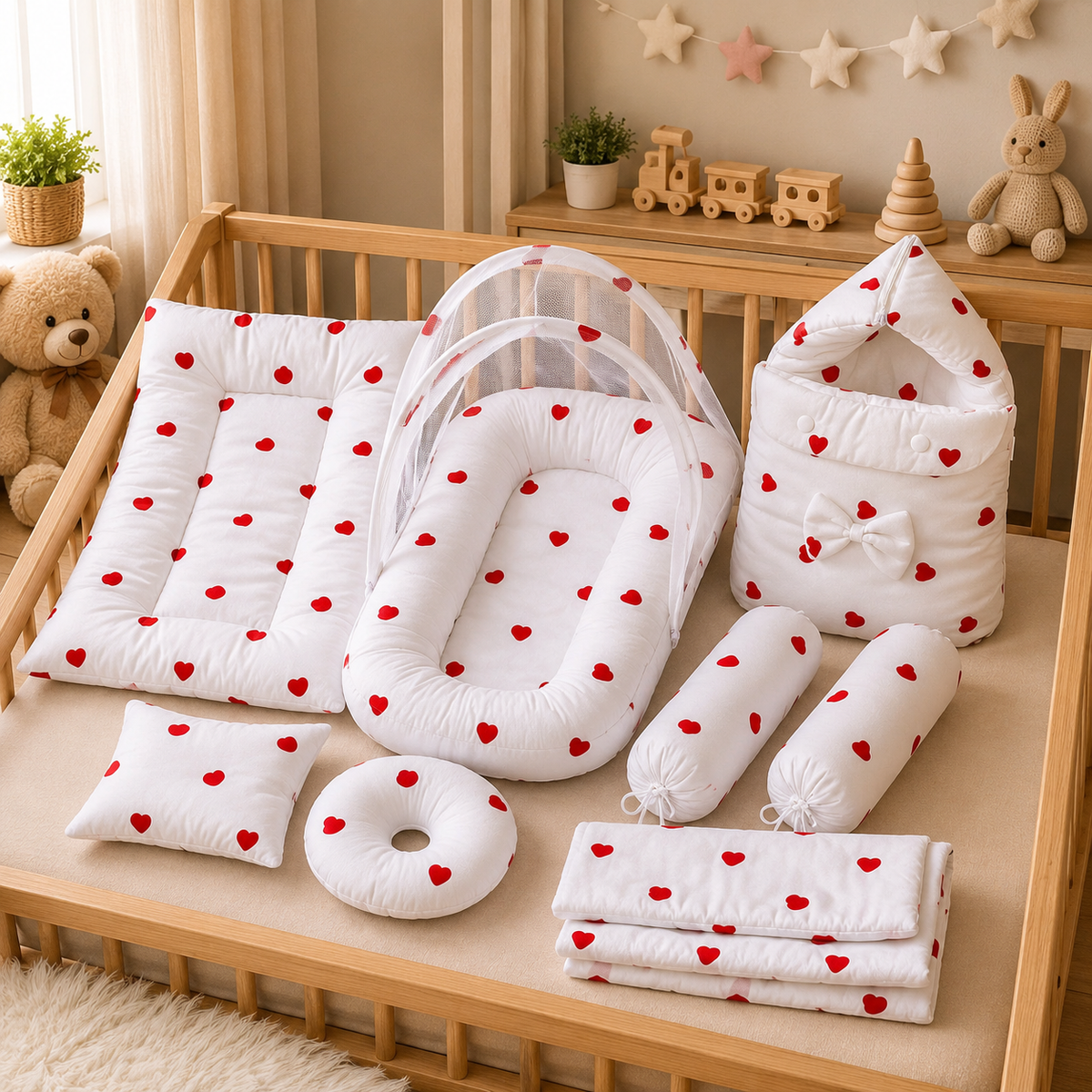 Heart Bedding Set
