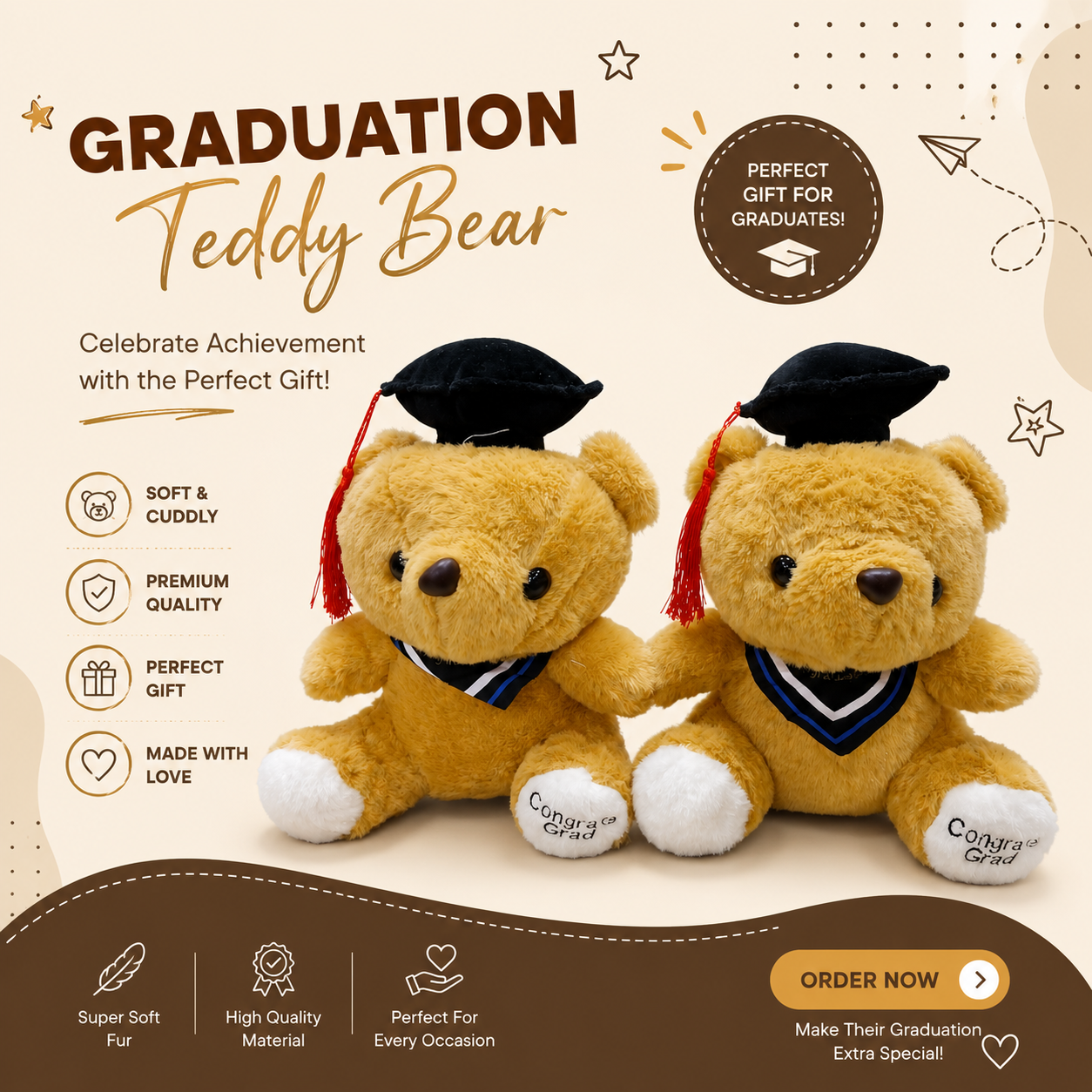 Graduation Teddy Bear