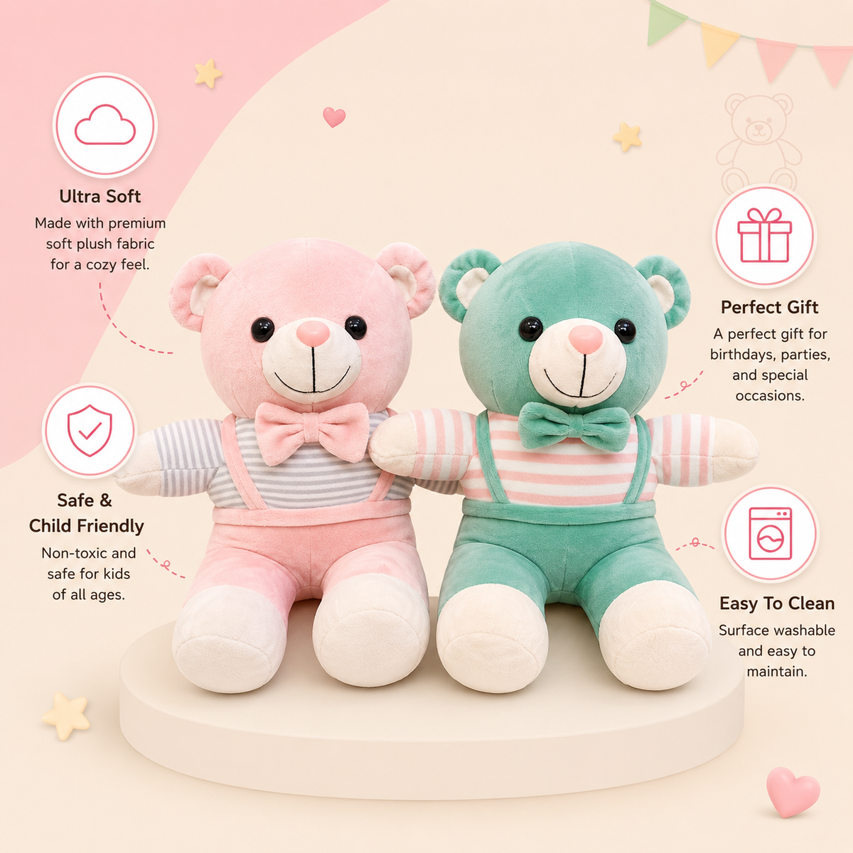 Couple Teddy Plush