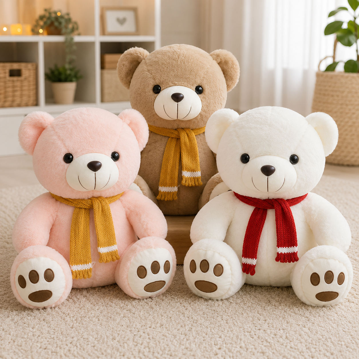 Scarf Teddy Set