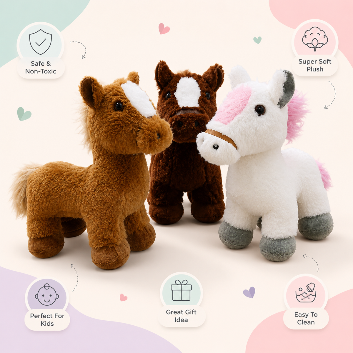 Plush Pony Toy