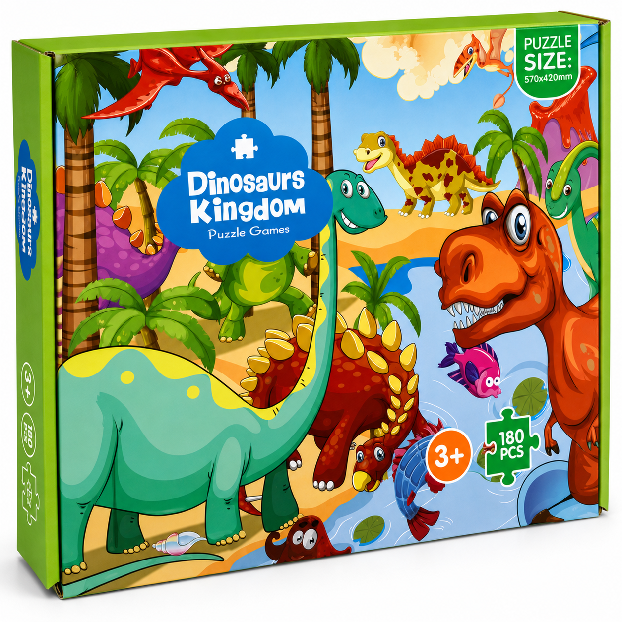 Dinosaurs Kingdom Puzzle Game