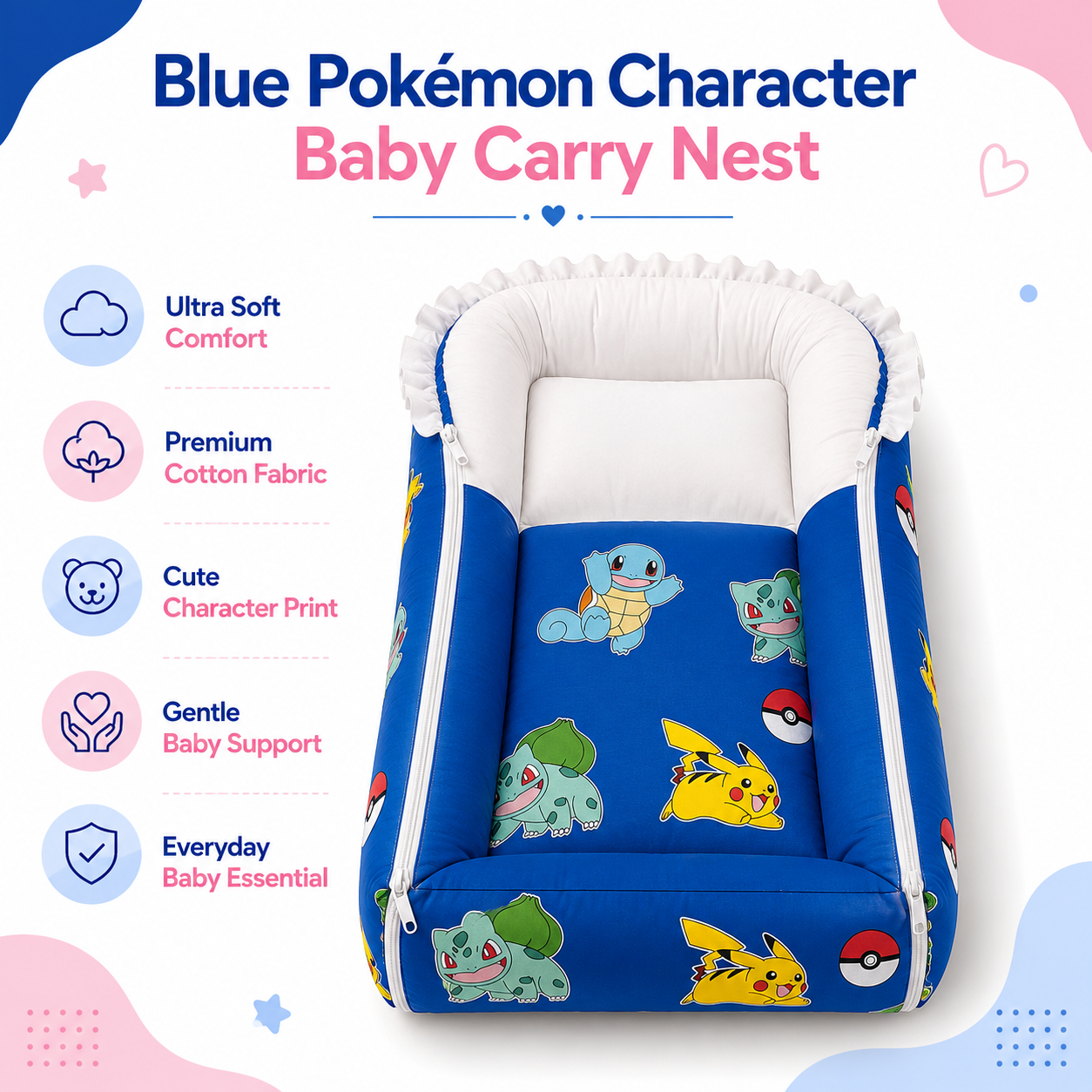 Pokeamon Character Carry Nest