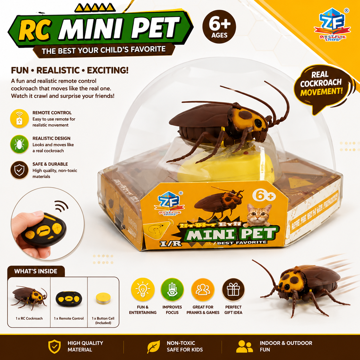 RC Mini Cockroach
