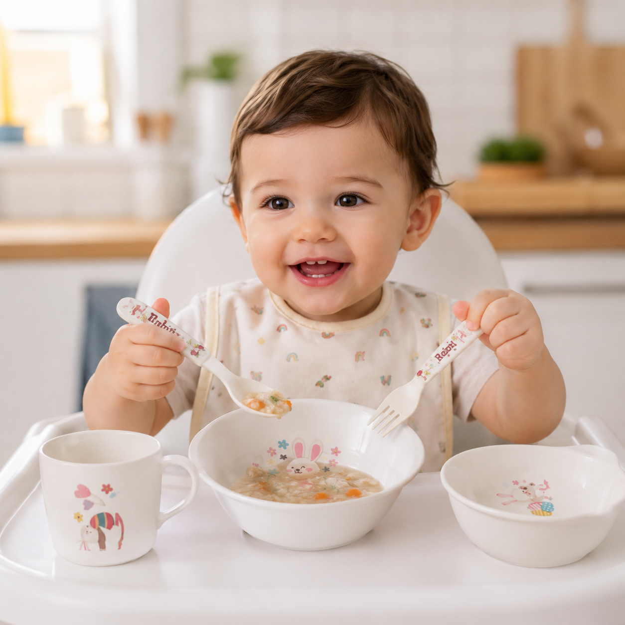 Rabbit Dinner Set