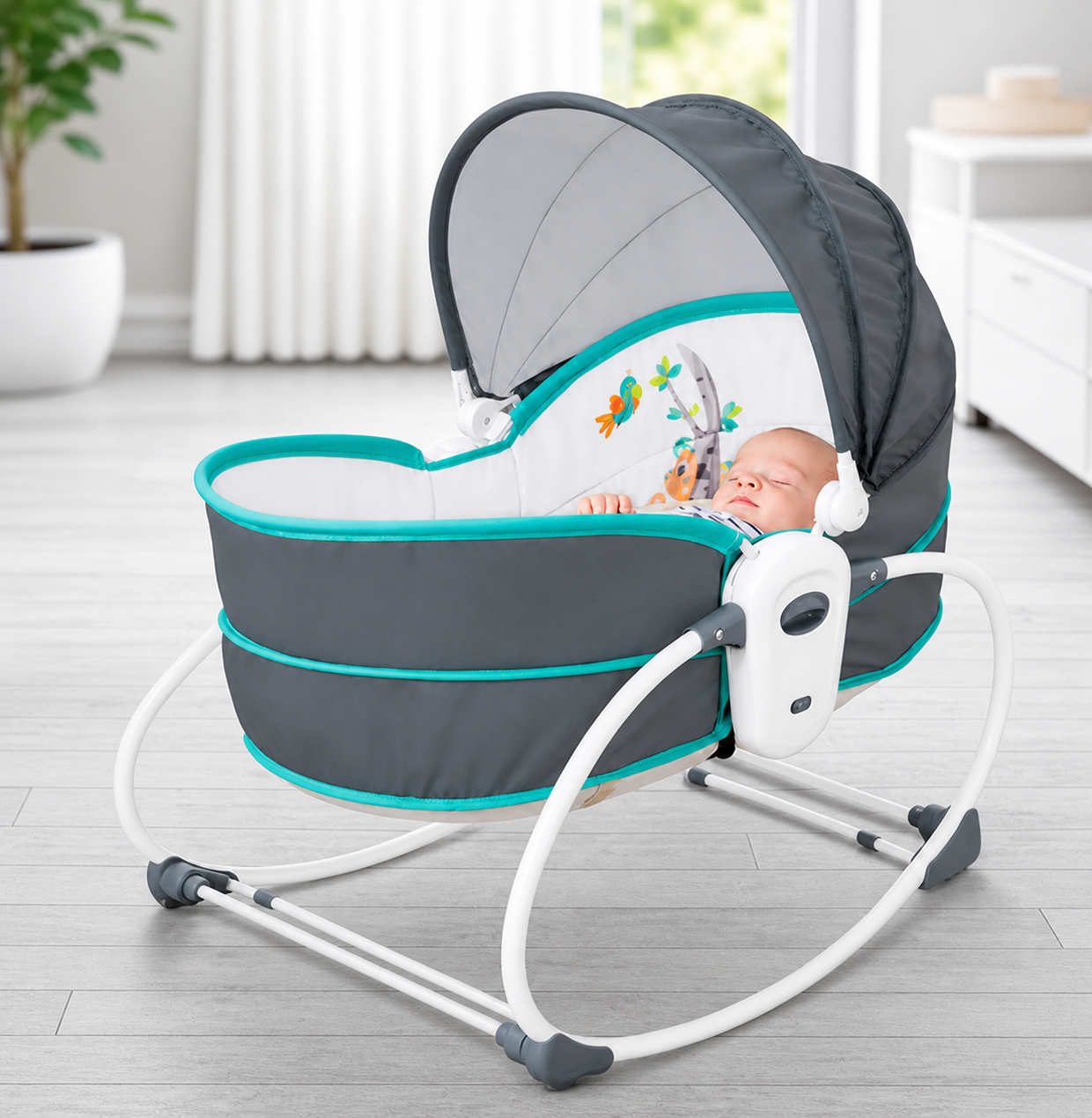 ✨ 5-in-1 Baby Rocker & Comfort Seat