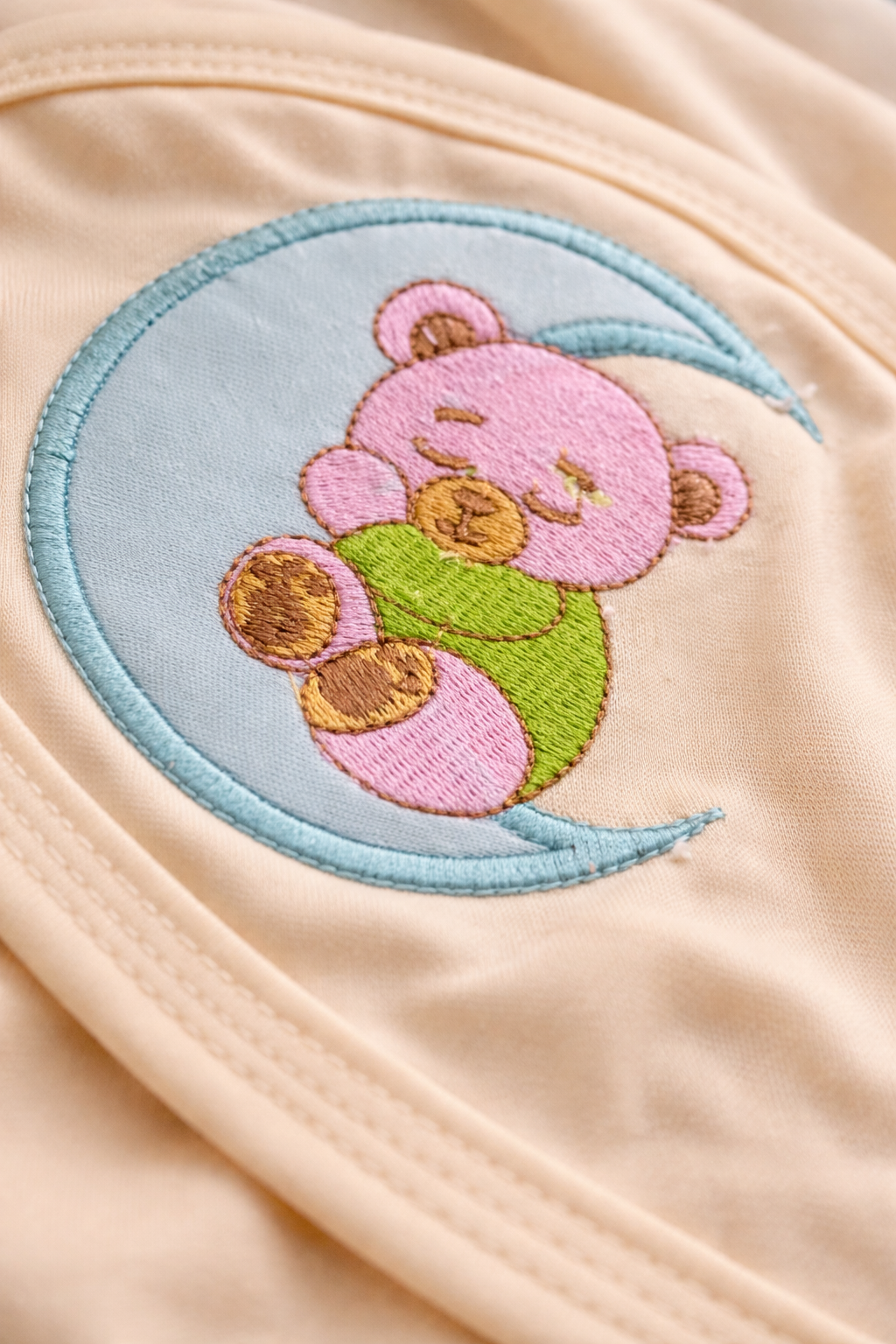 Moonlight Teddy Baby Wrapping Sheet