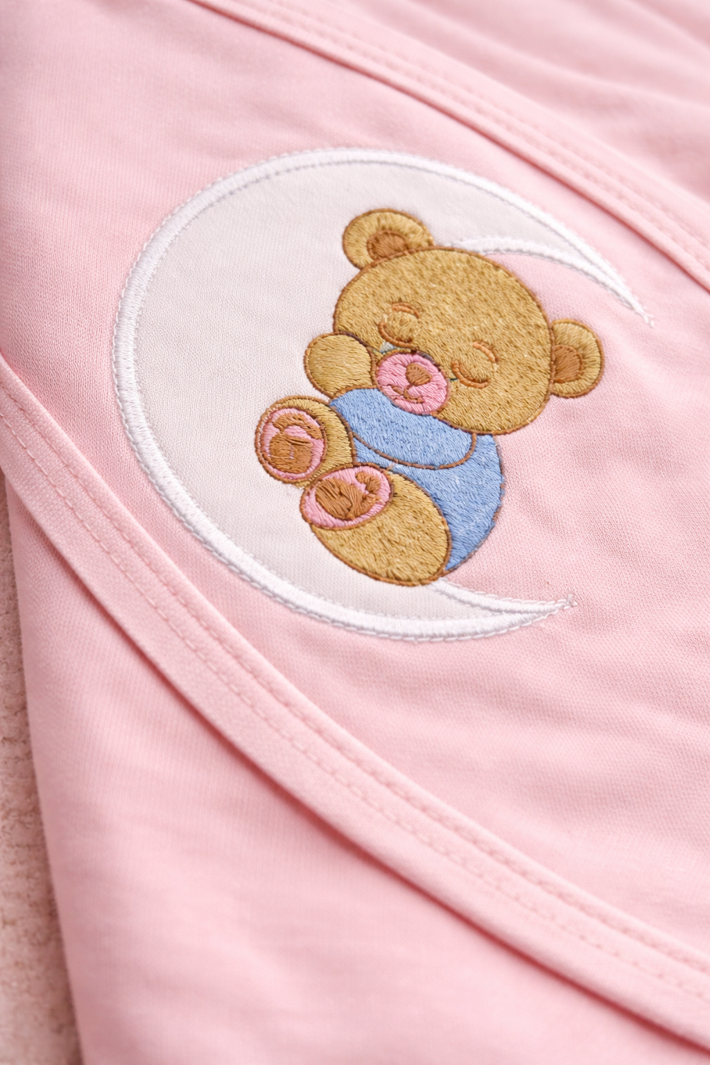 Pink Moon Teddy Wrapping Sheet