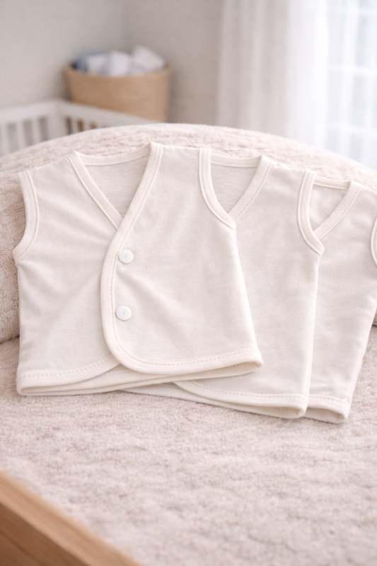 Pure Comfort Baby Vest – Set of 3