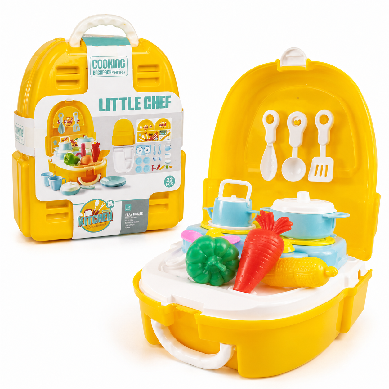 Little Chef Cooking Backpack Set