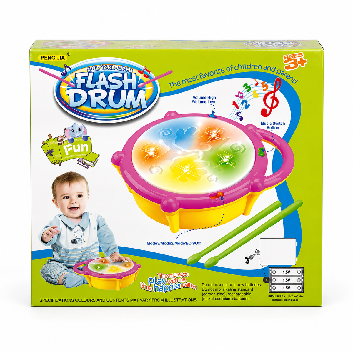 Flash Drum Musical Toy