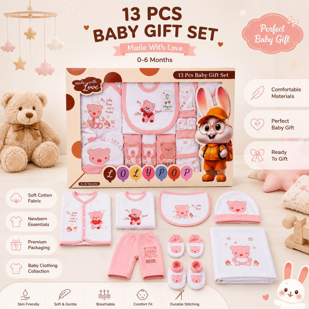13 PCS Baby Gift Set