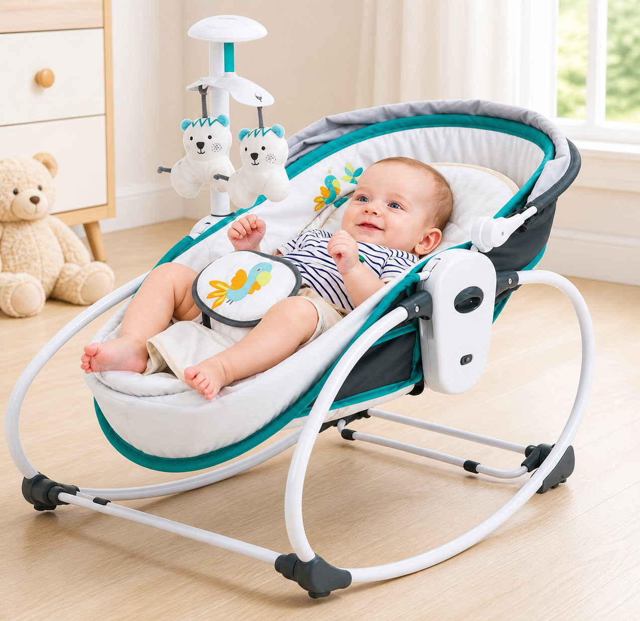 ✨ 5-in-1 Baby Rocker & Comfort Seat