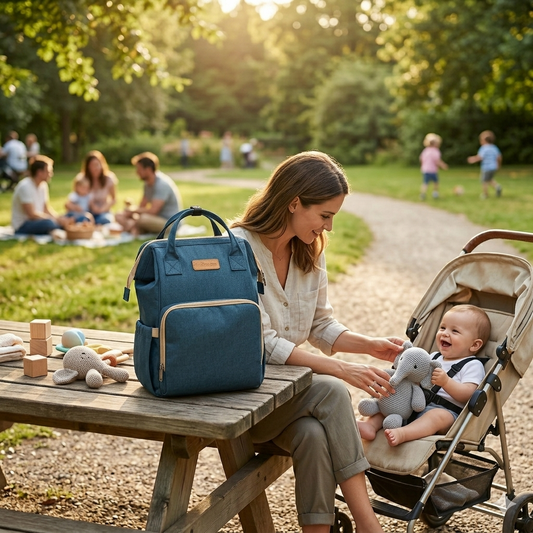 Multi-Function Baby Diaper Bag Backpack – Large Capacity & Waterproof