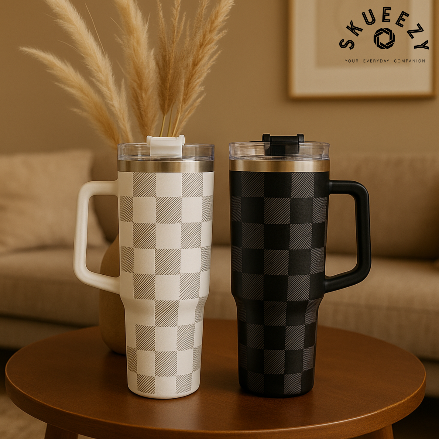 CheckMate Stainless Steel Tumbler 1200ML