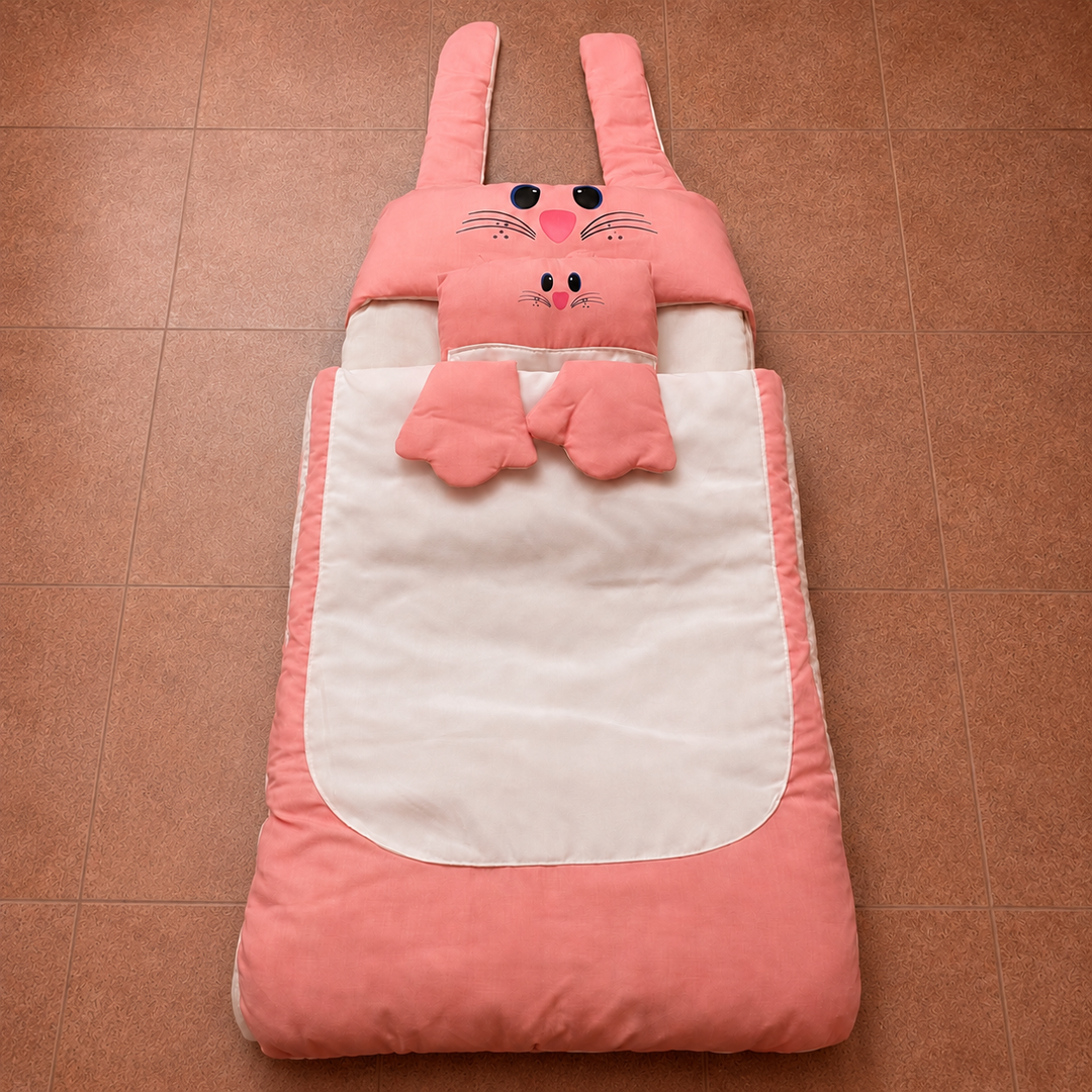 Cute Bunny Baby Sleeping Nest – 100% Soft Cotton
