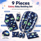 9 Pieces Galaxy Baby Bedding Set