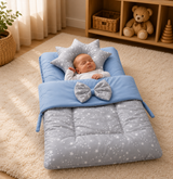 Luxury Blue Baby Nest – Starry Lace Edition