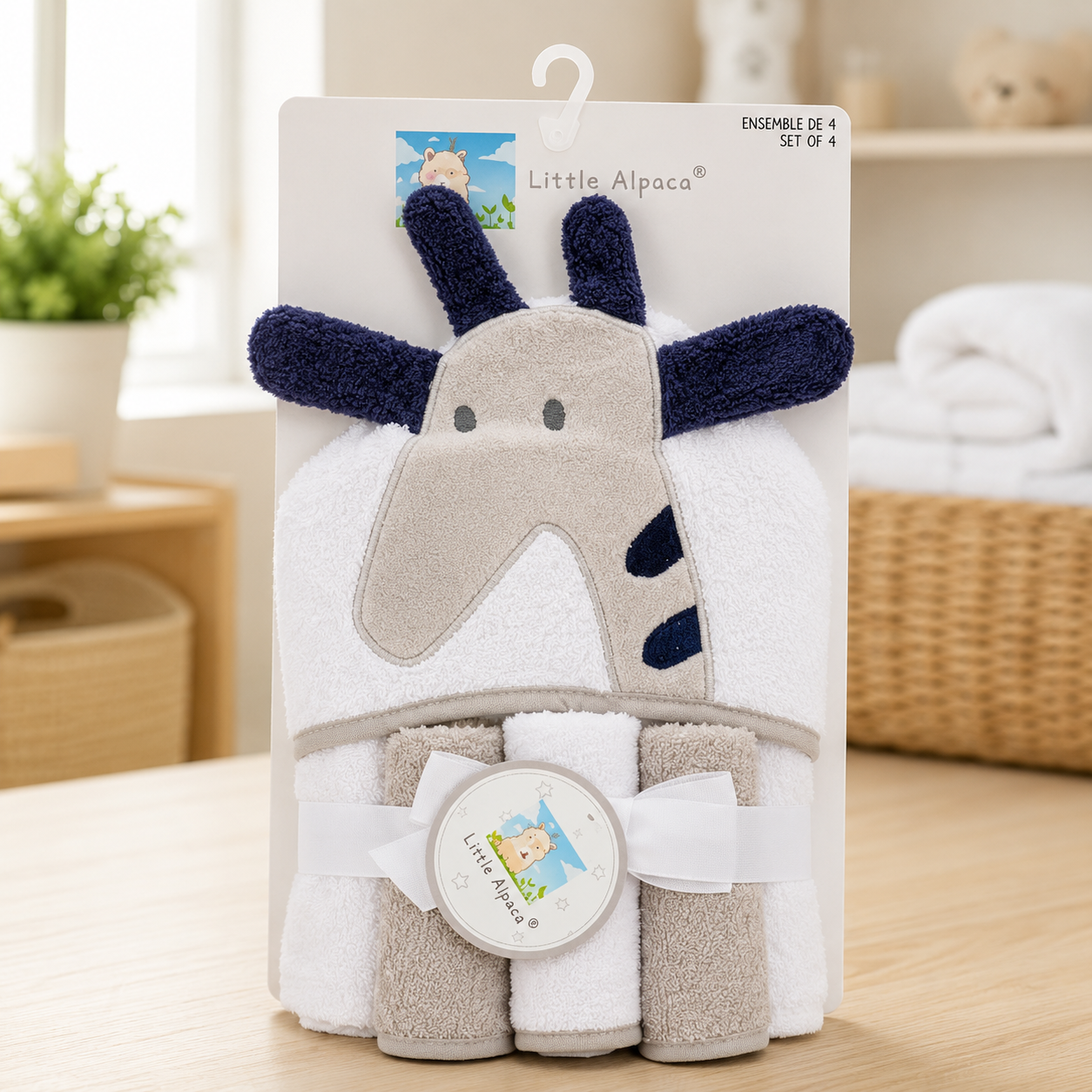 Giraffe Hooded Towel