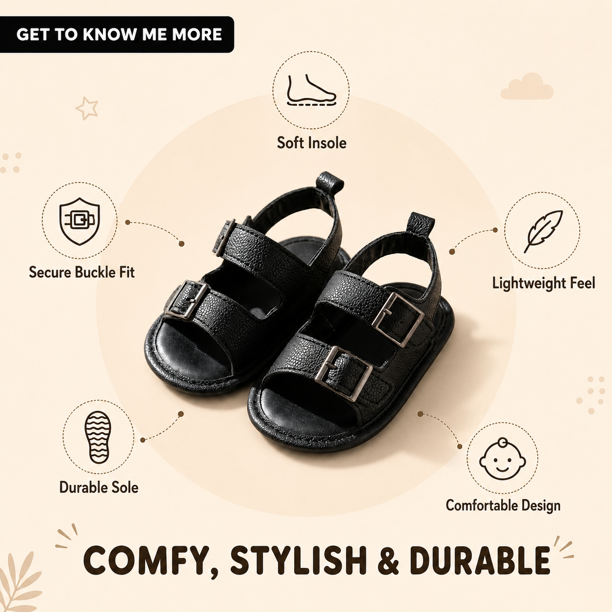Baby Buckle Sandals