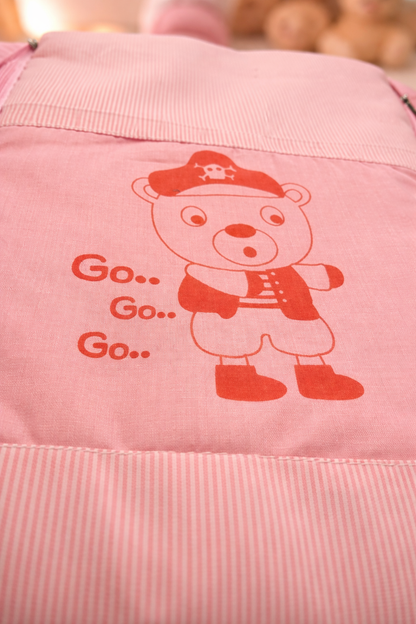 Cute Teddy Pink Baby Nest