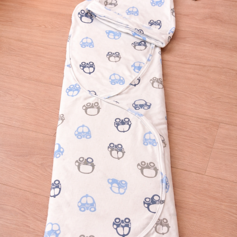 Cute Car & Cartoon Baby Swaddle Set