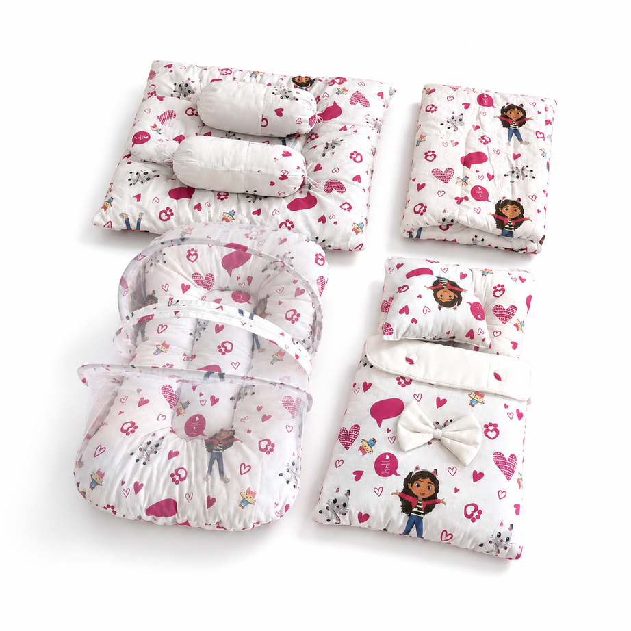 Sweet Dreams 8 Pcs Baby Bedding Set