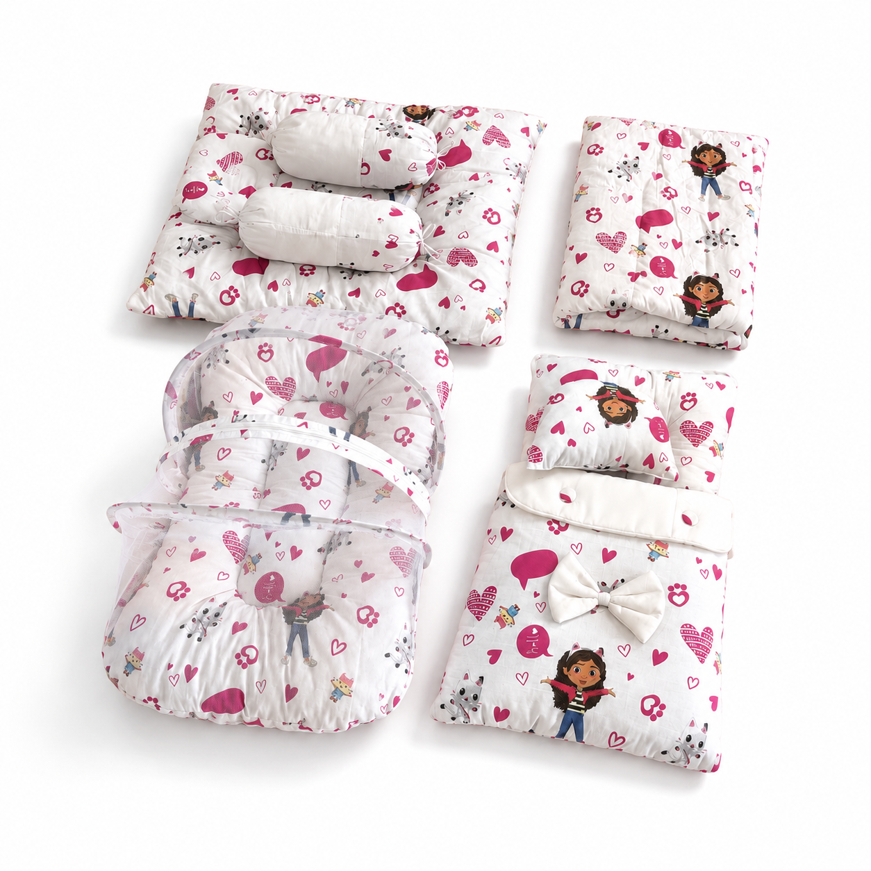Sweet Dreams 8 Pcs Baby Bedding Set