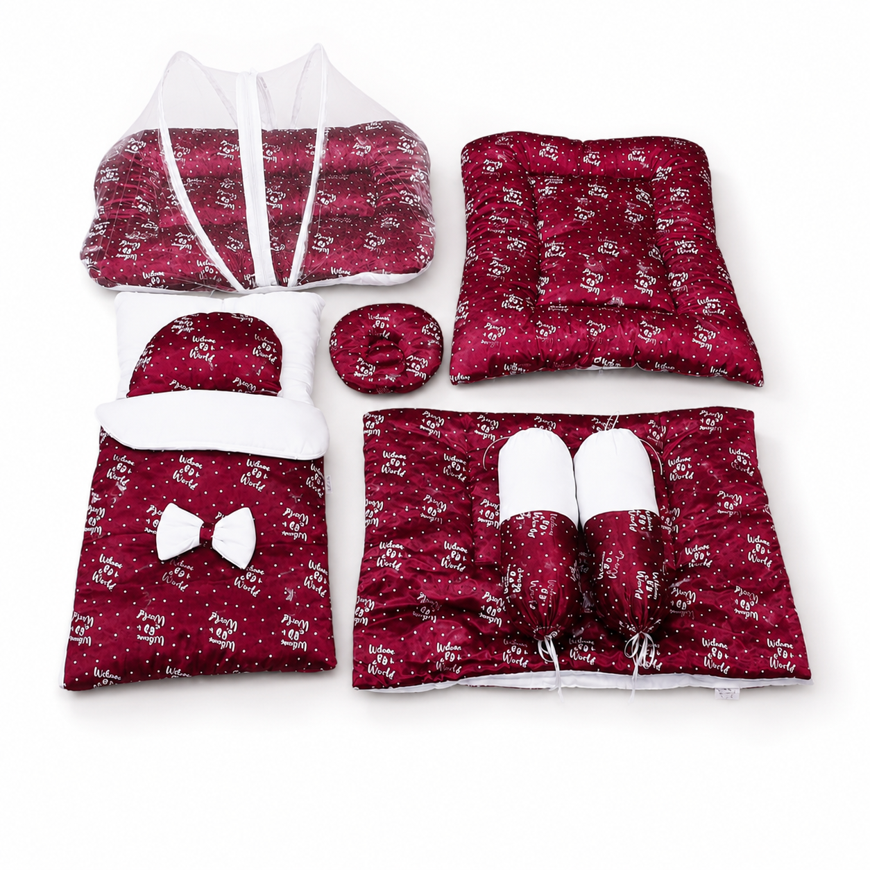 Premium 8 Pcs Baby Bedding Set