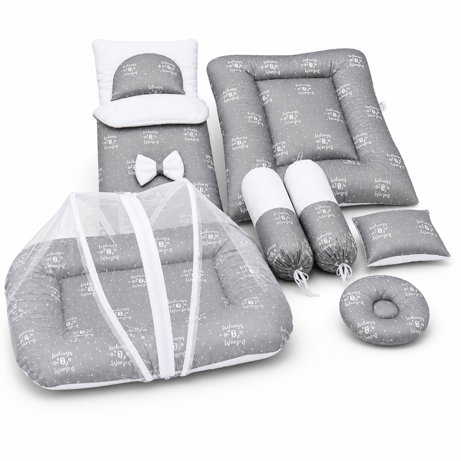 Premium 8 Pcs Baby Bedding Set