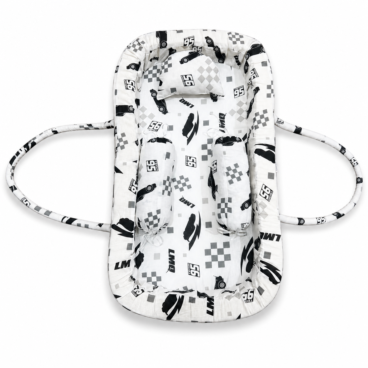Racing Print Baby Carry Nest