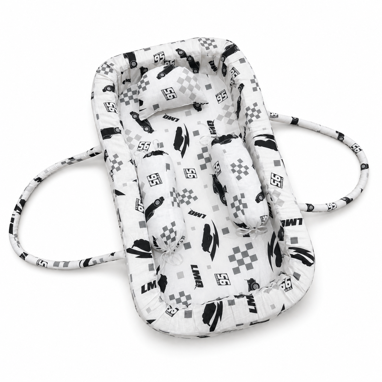 Racing Print Baby Carry Nest