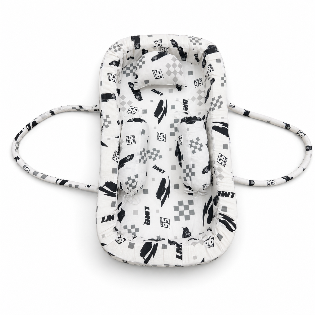 Racing Print Baby Carry Nest