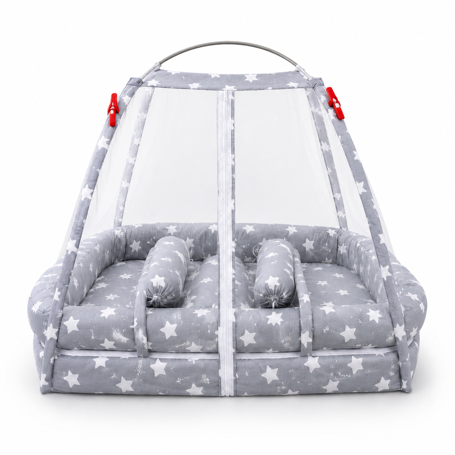 Starry Grey Canopy Carry Nest