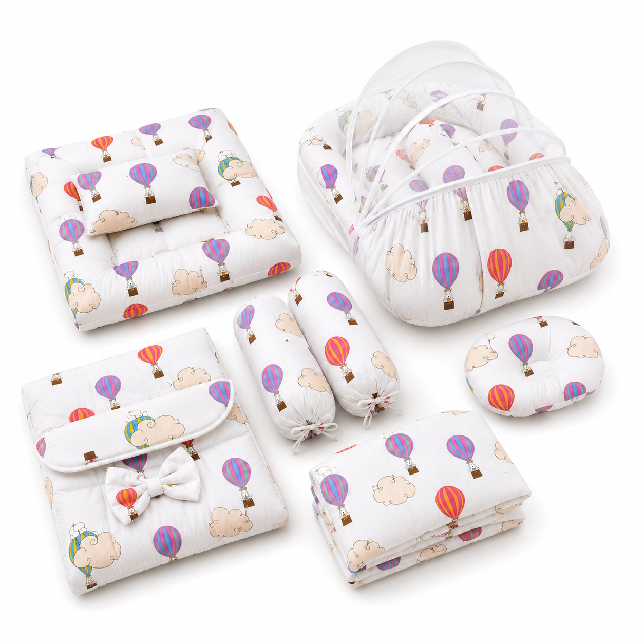Hot Air Balloon 8 Pcs Bedding Set