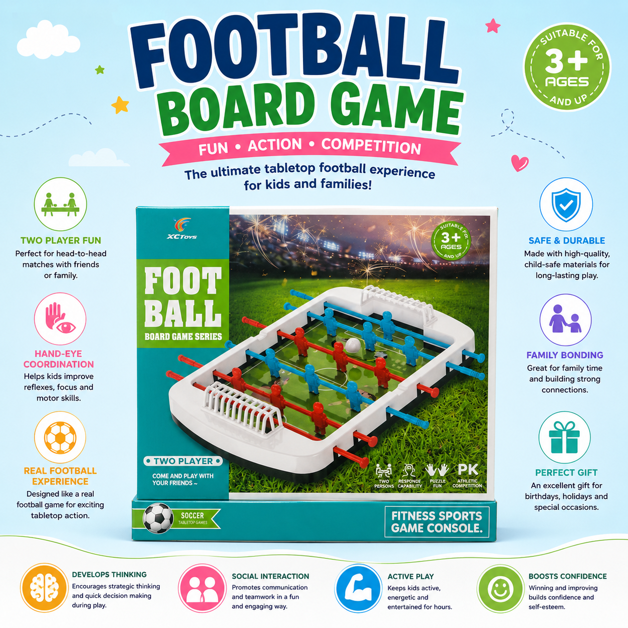 Mini Table Football Board Game