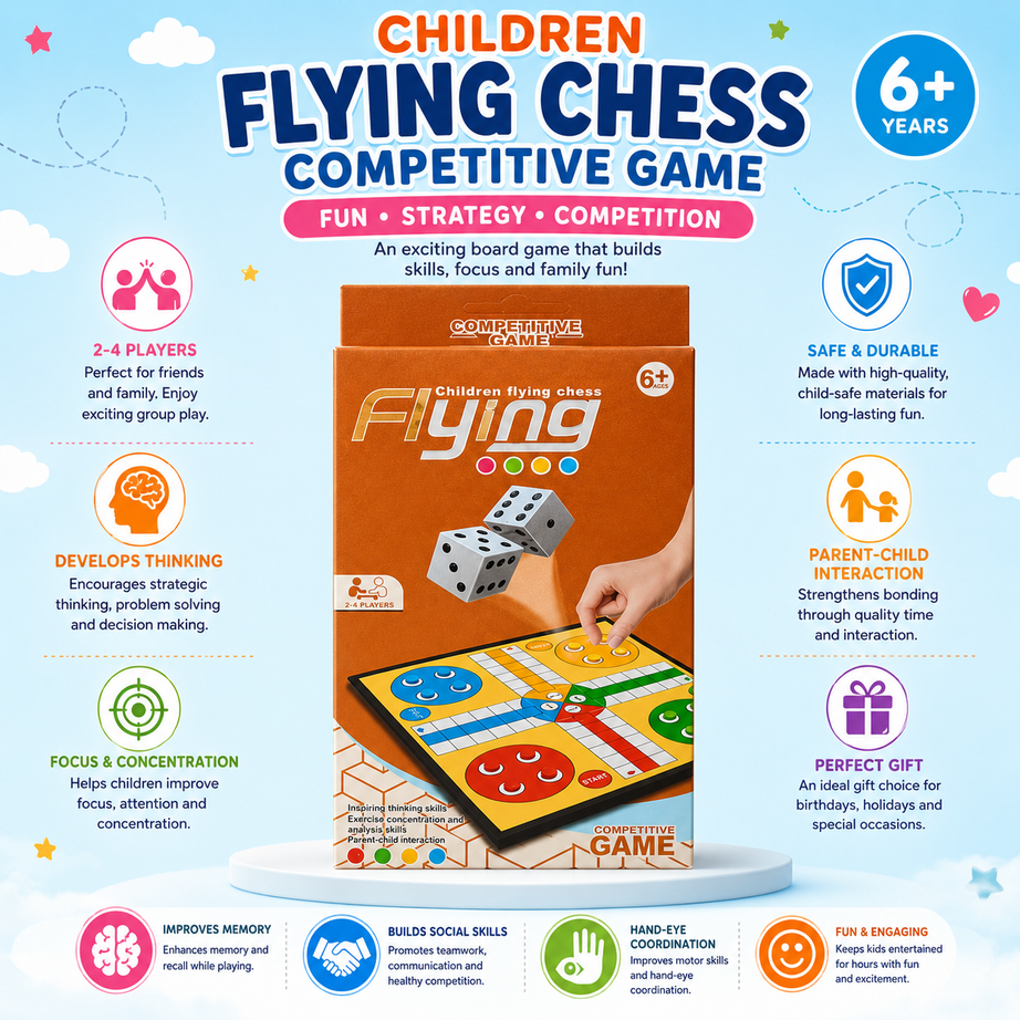 Flying Ludo Board Game