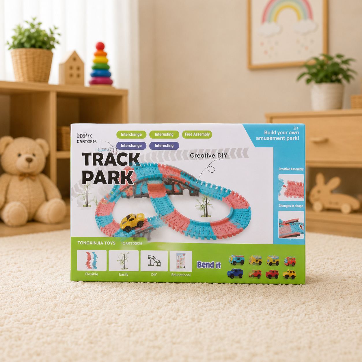 Track Park Flexible Racing Set