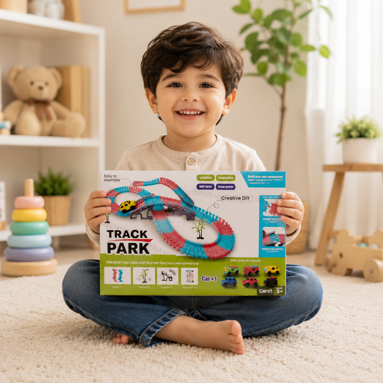 Track Park Flexible Racing Set