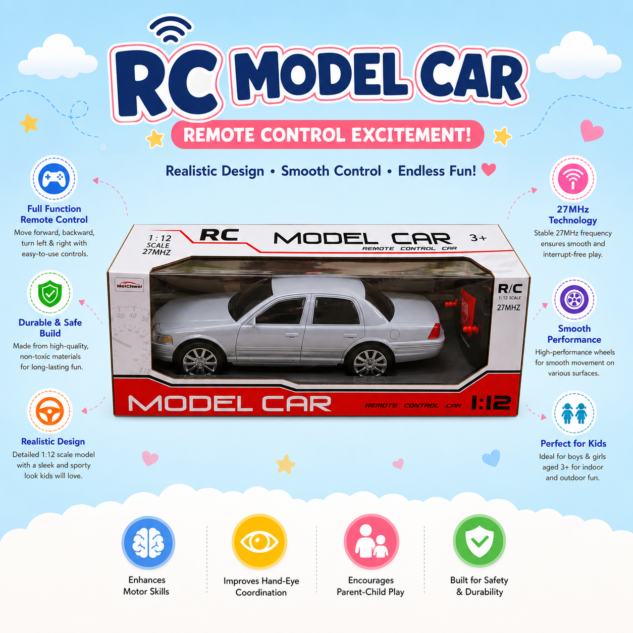 RC Model Car – 1:12 Scale