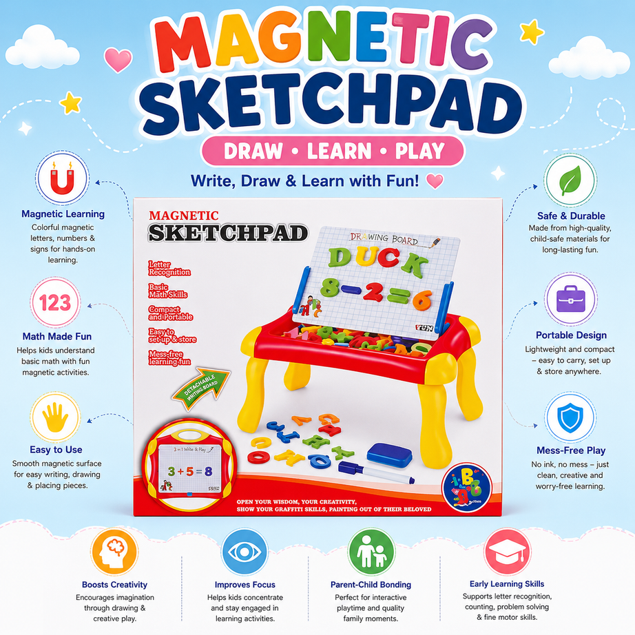Magnetic Learning Sketchpad Table