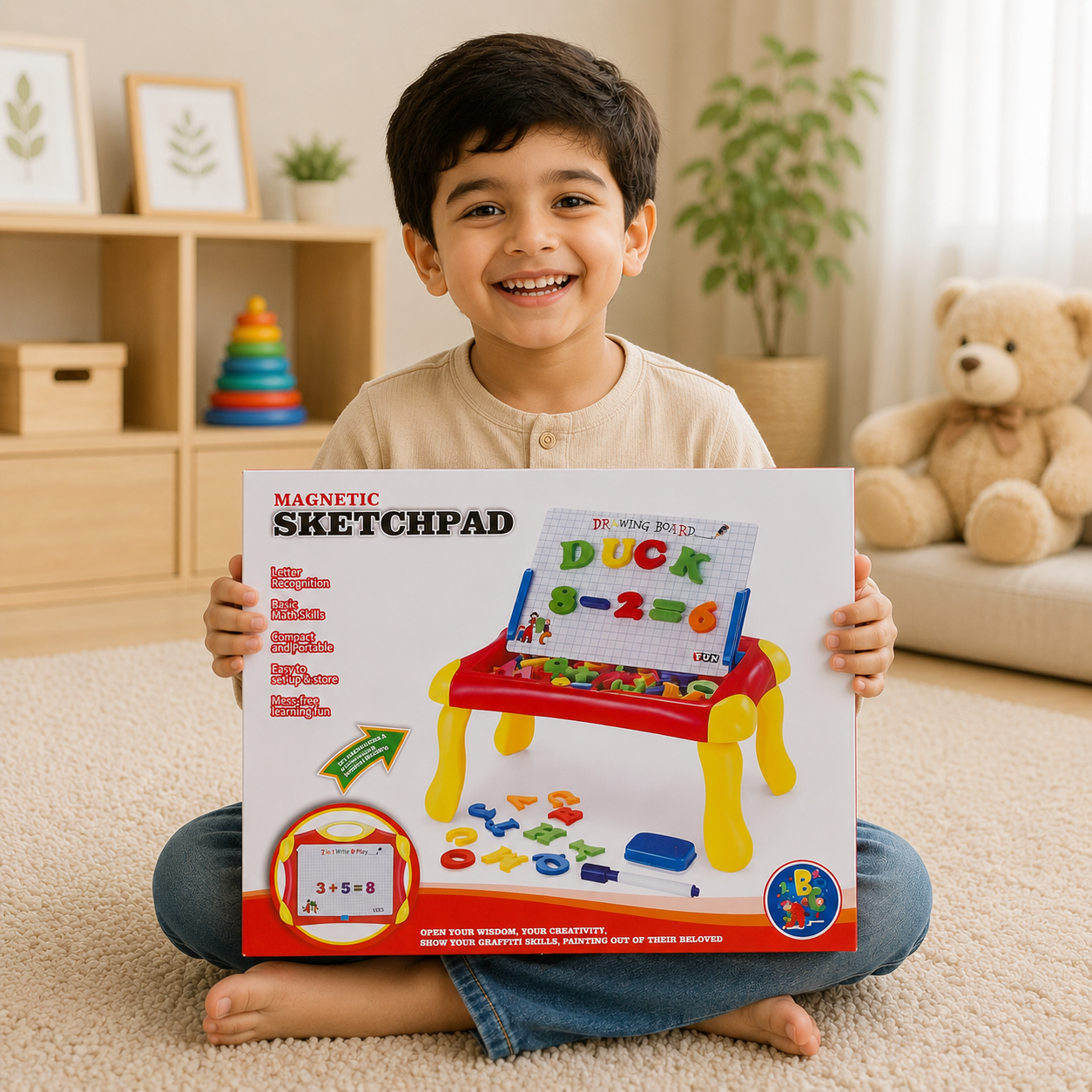 Magnetic Learning Sketchpad Table