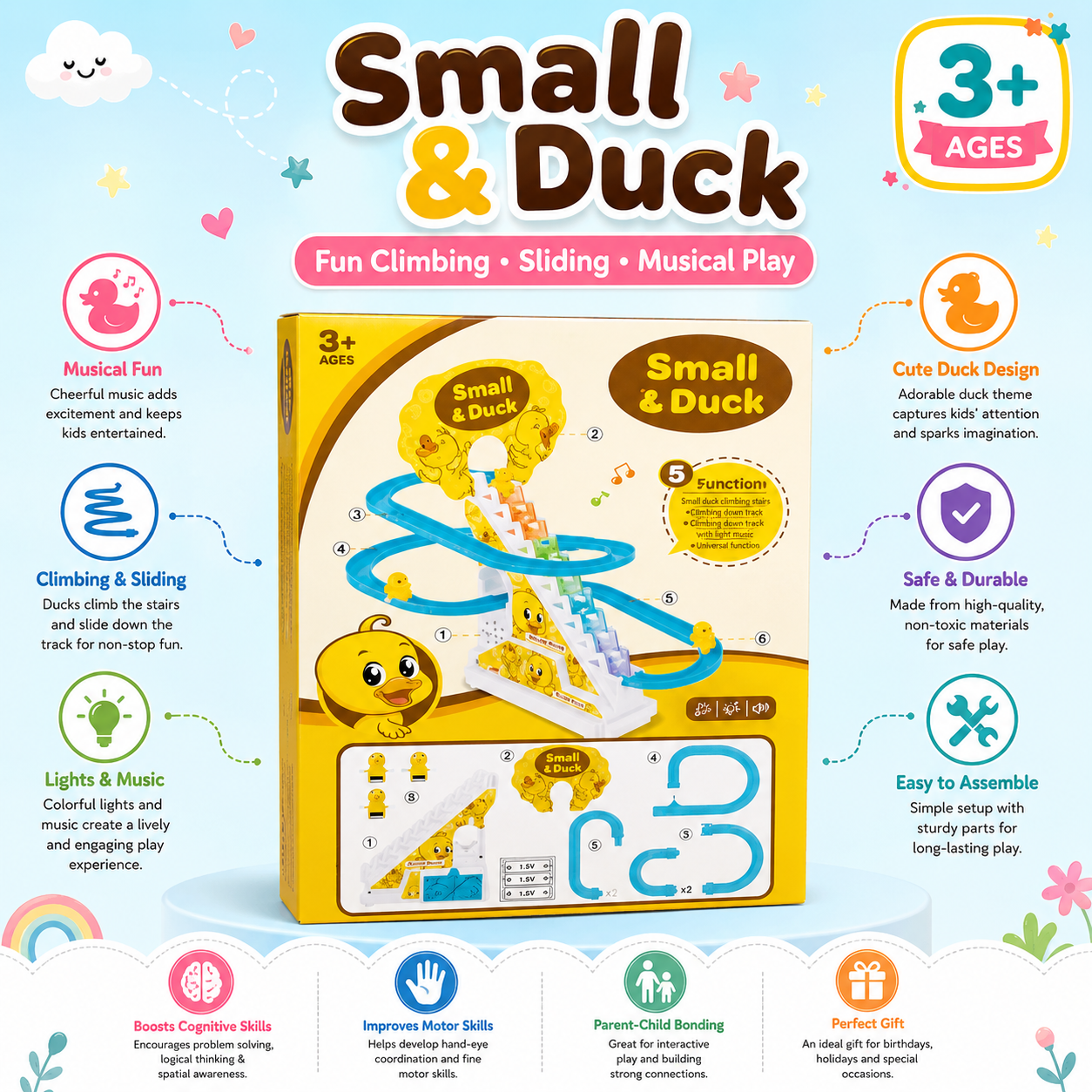 Duck Climbing Track Toy